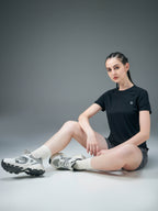 Technosport Women Crew Neck TShirt - WR105 - BLACK