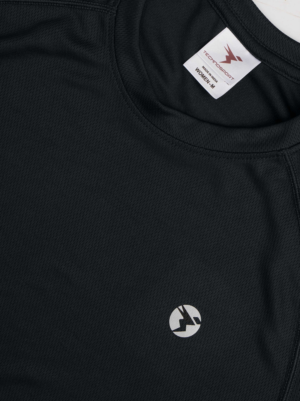 Technosport Women Crew Neck TShirt - WR105 - BLACK