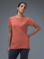 Technosport Women Crew Neck TShirt - WR105 - CHILLI FLAKES