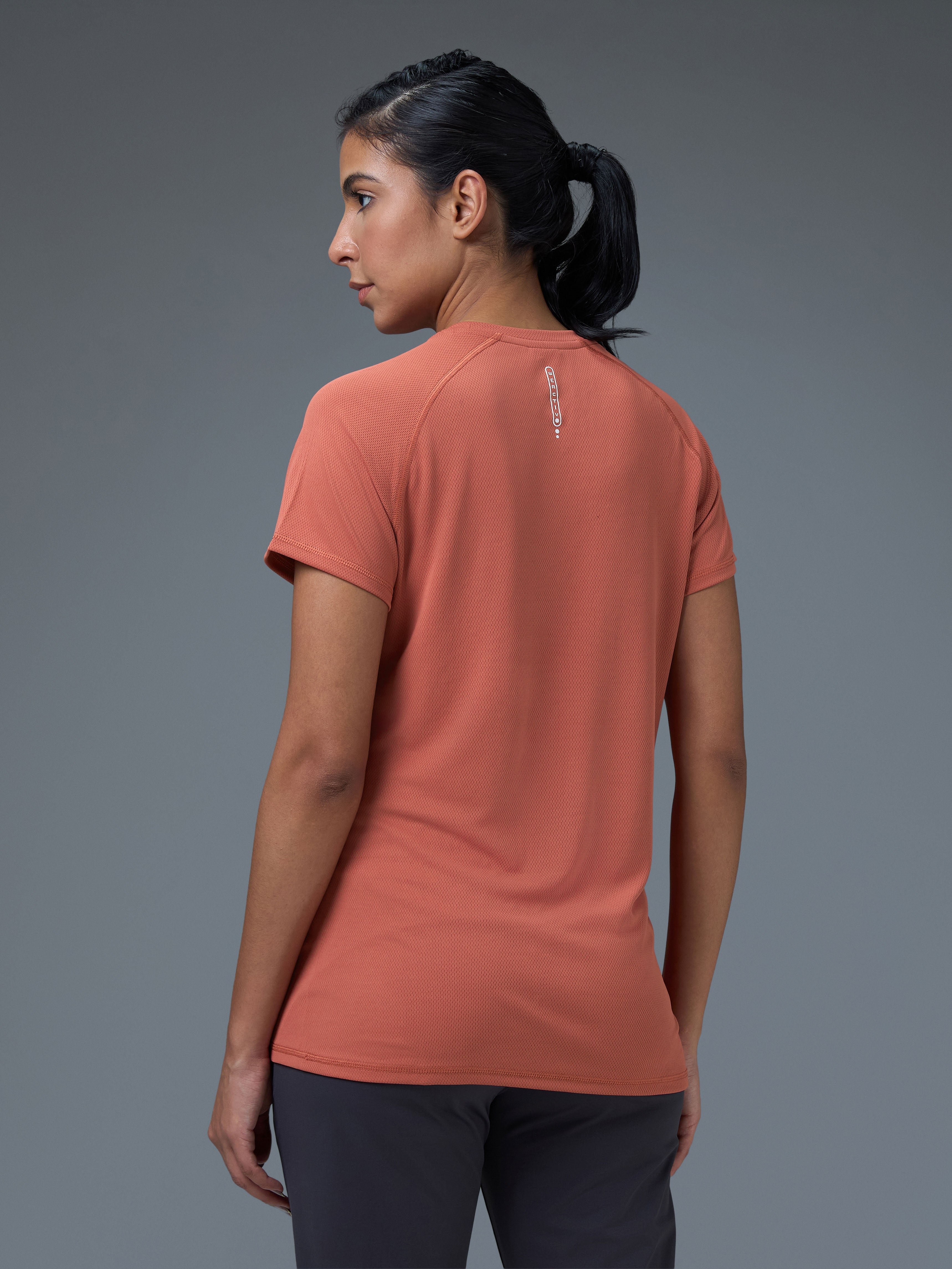 Technosport Women Crew Neck TShirt - WR105 - CHILLI FLAKES