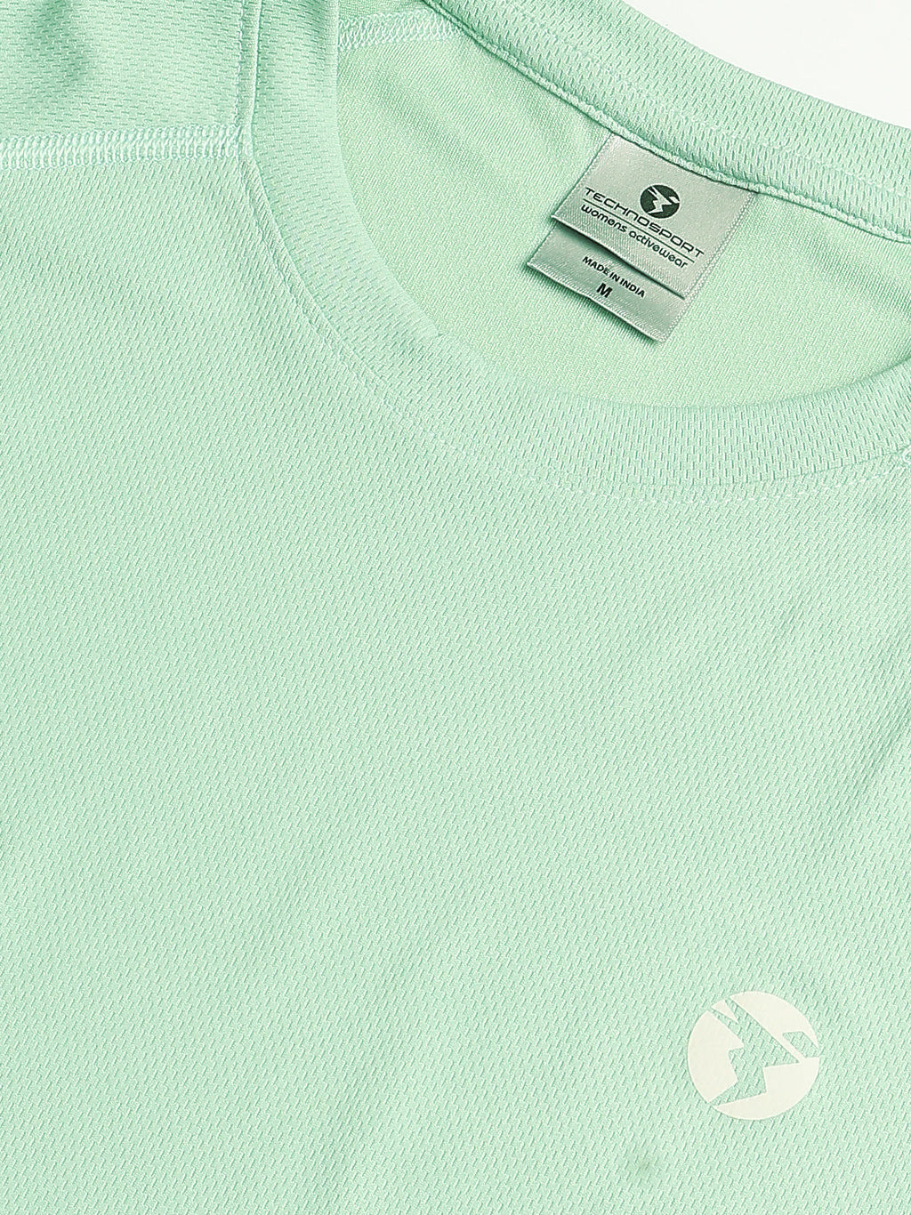 Technosport Women Crew Neck TShirt - WR105 - GRAYED JADE