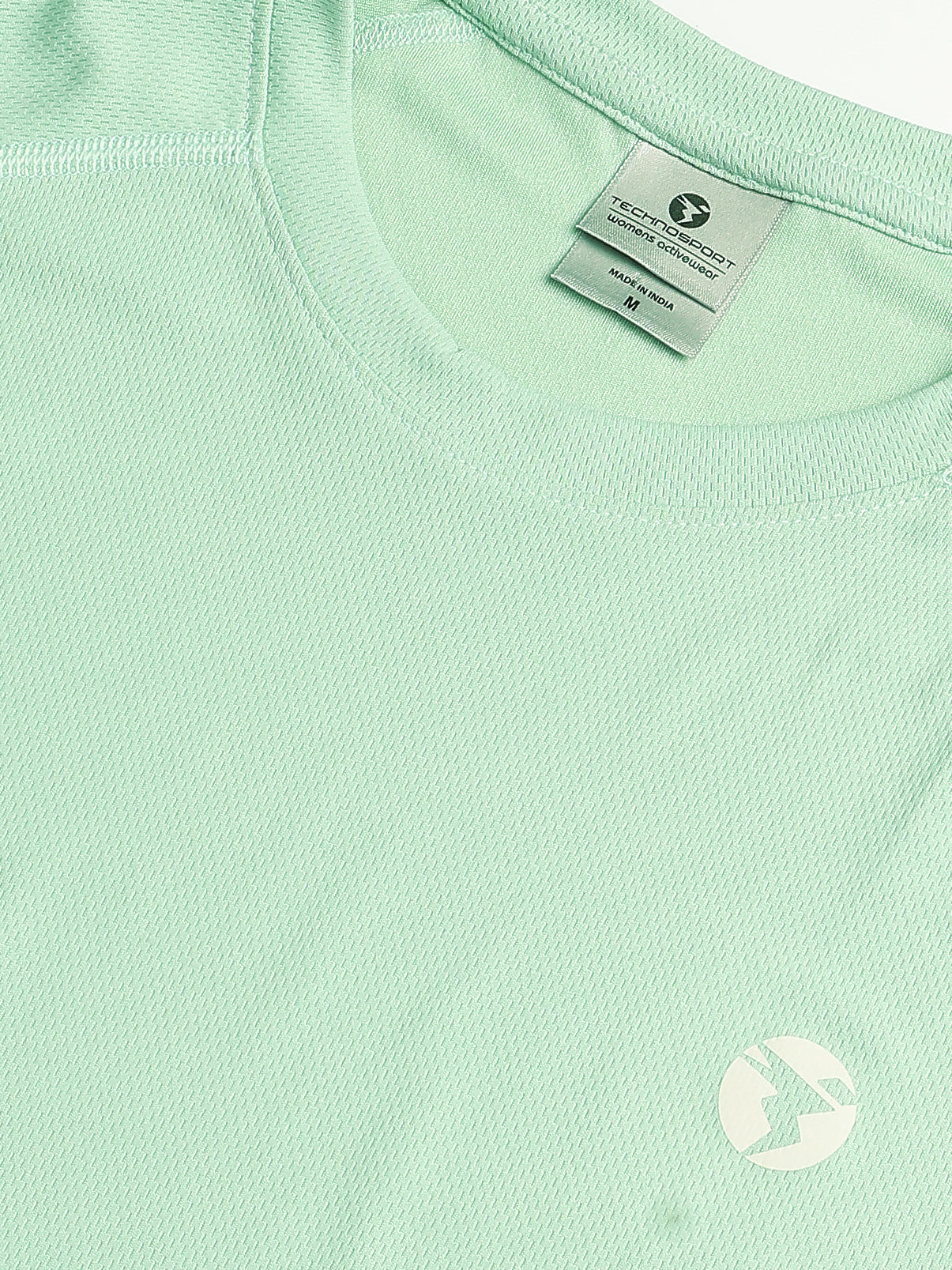 Technosport Women Crew Neck TShirt - WR105 - GRAYED JADE