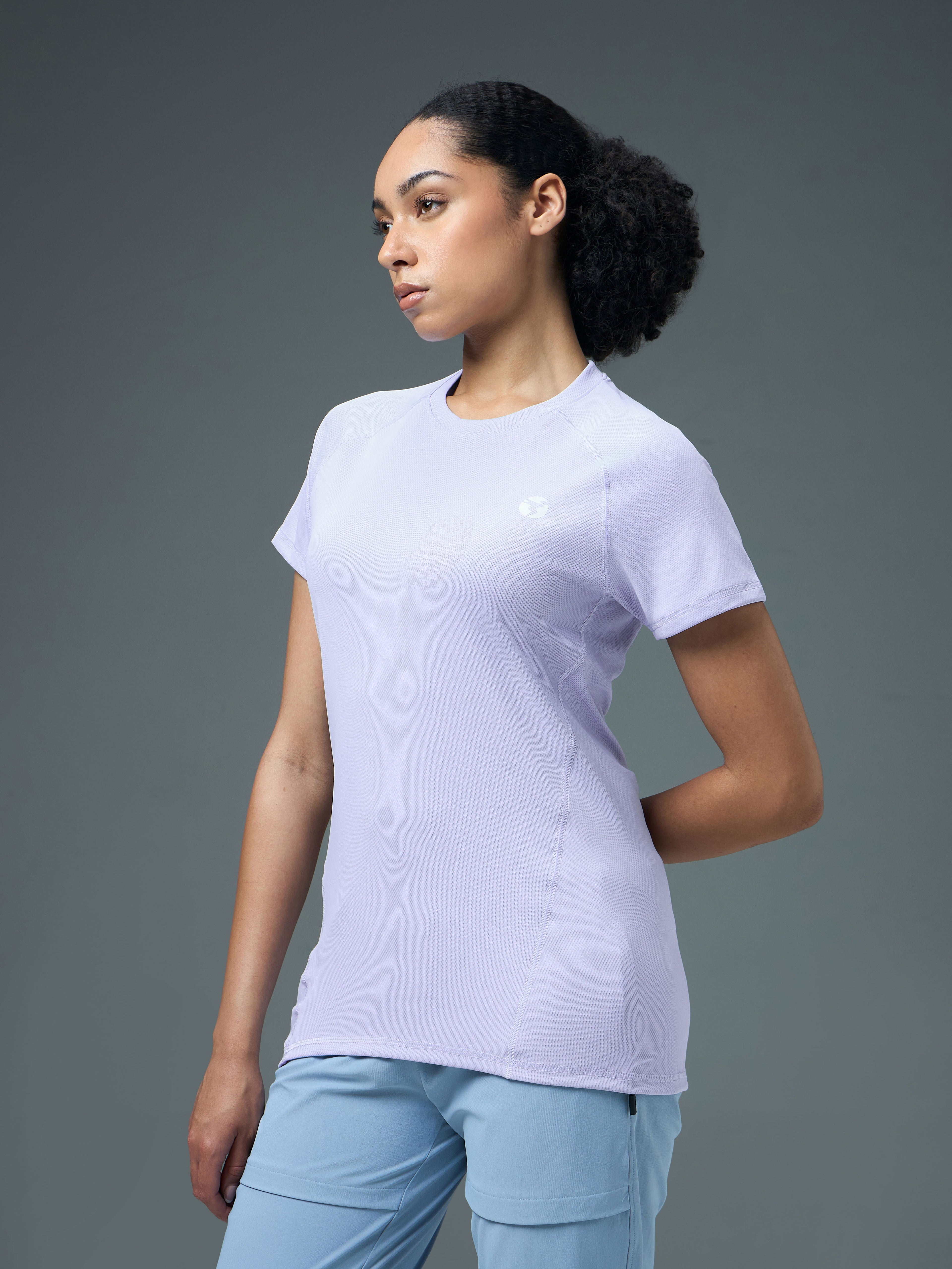 Technosport Women Crew Neck TShirt - WR105 - HEATHER