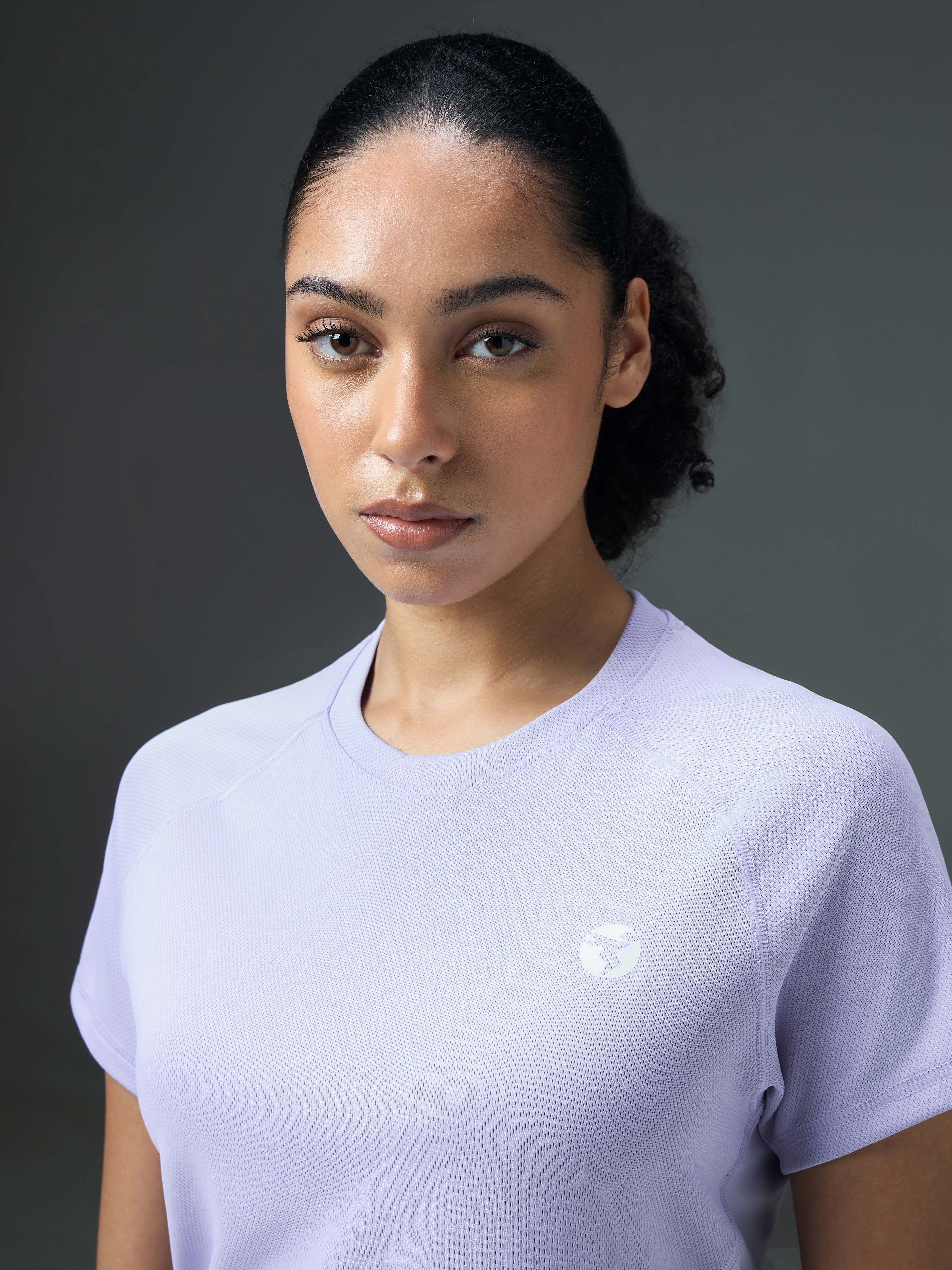 Technosport Women Crew Neck TShirt - WR105 - HEATHER