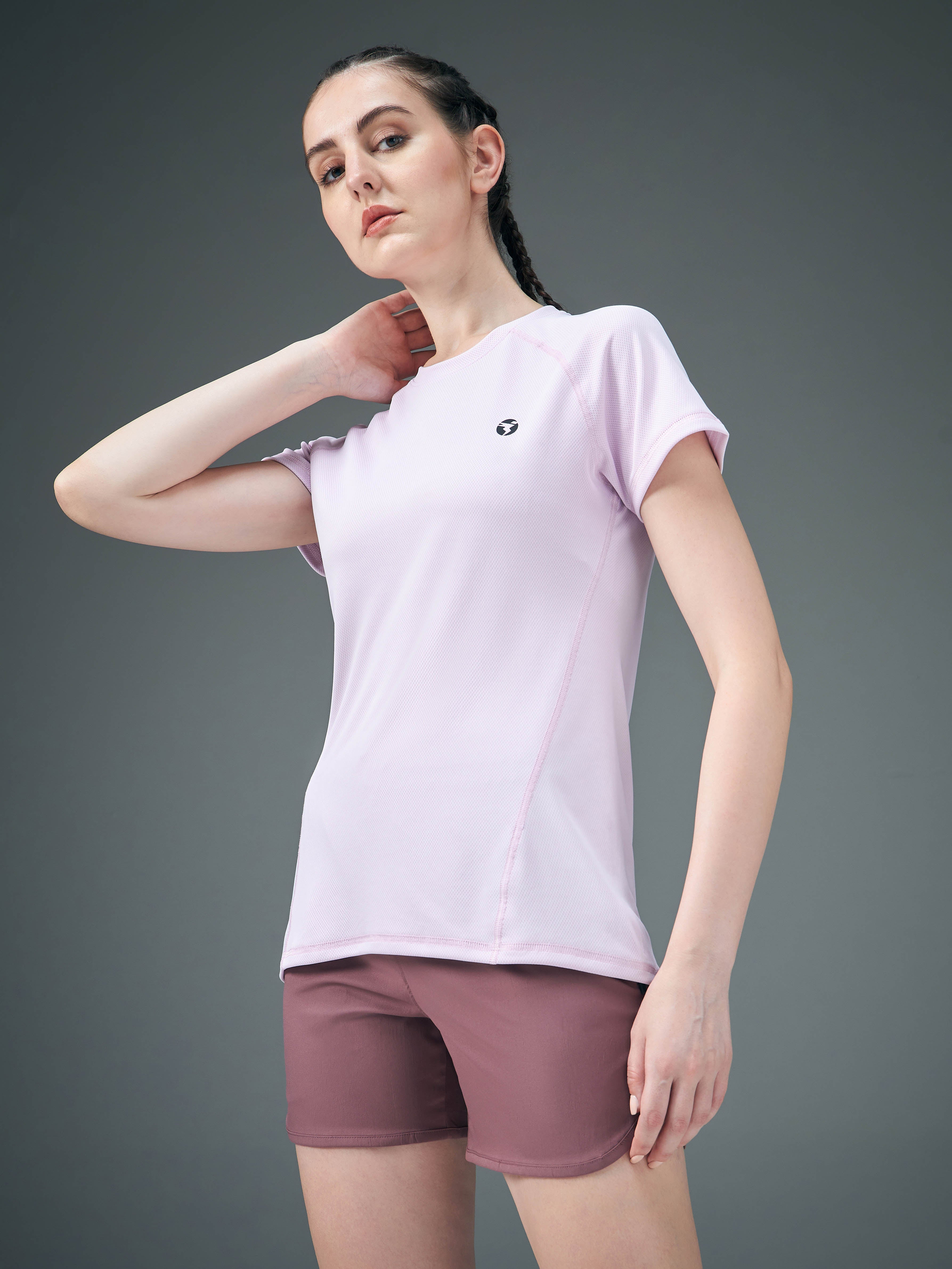 Technosport Women Crew Neck TShirt - WR105 - LILAC