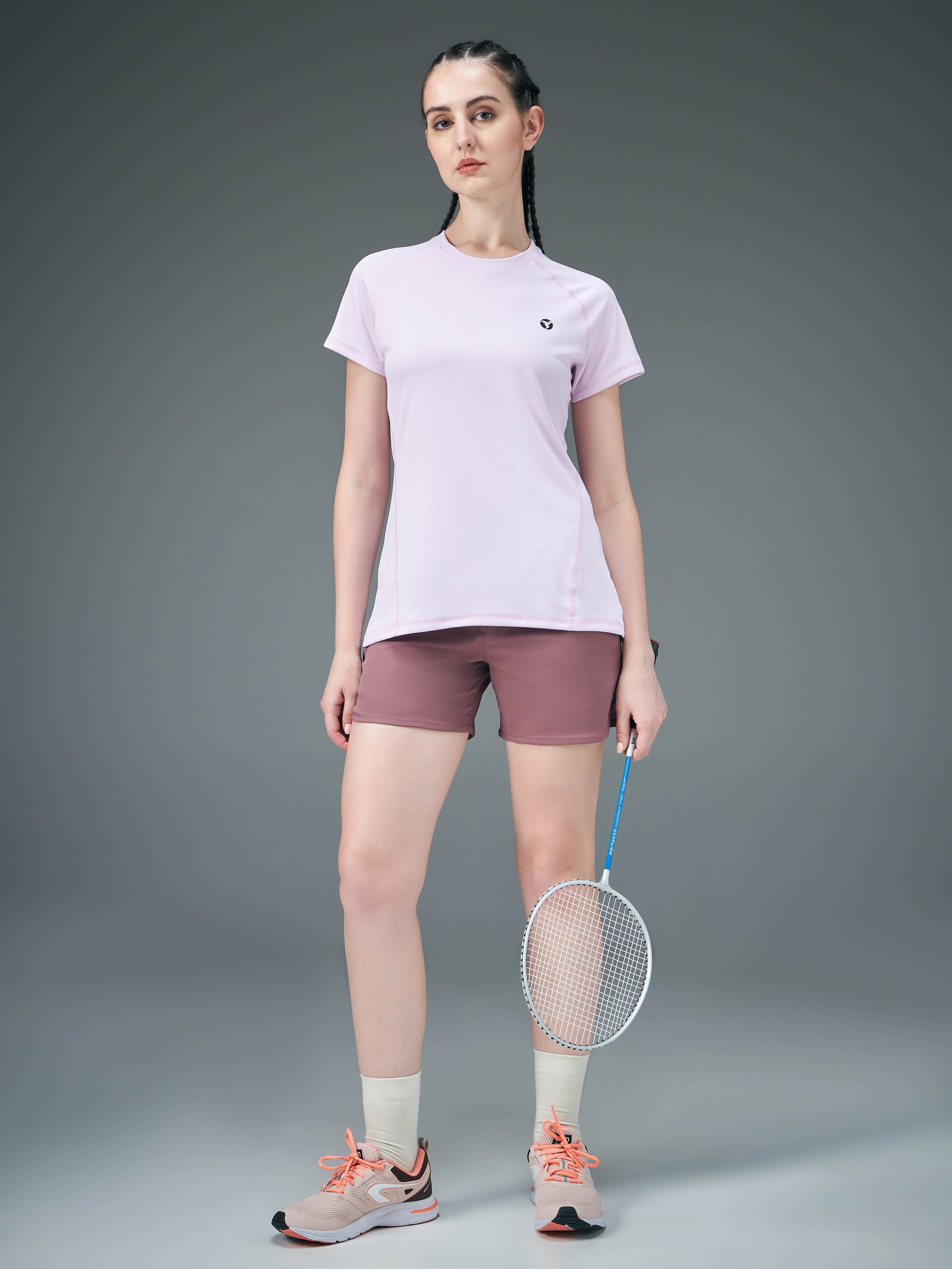 Technosport Women Crew Neck TShirt - WR105 - LILAC