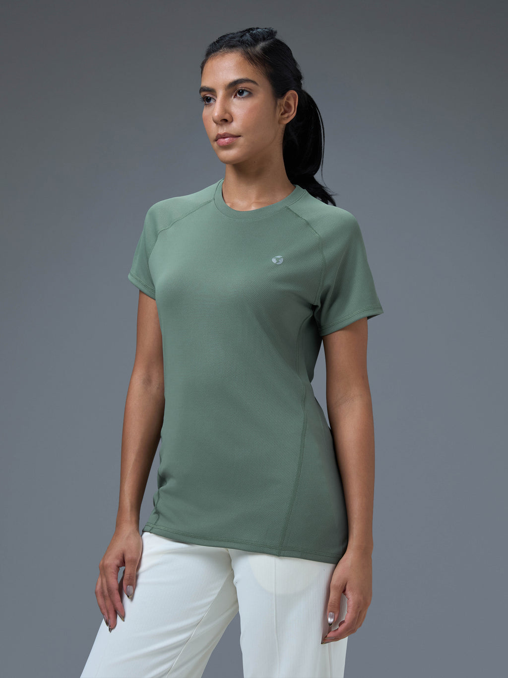 Technosport Women Crew Neck TShirt - WR105 - MYRTLE