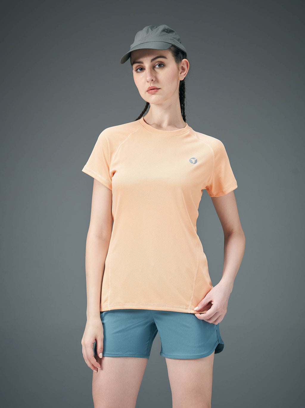Technosport Women Crew Neck TShirt - WR105 - PEACH