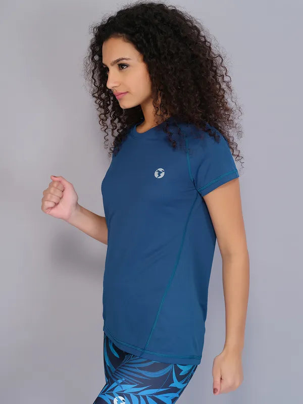 Technosport Women Crew Neck TShirt - WR105 - TEAL