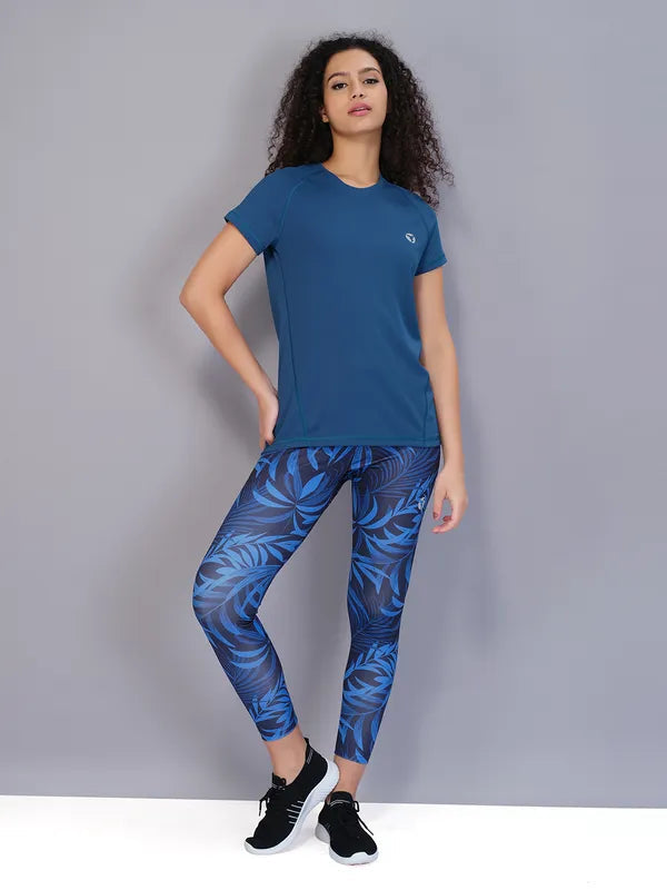 Technosport Women Crew Neck TShirt - WR105 - TEAL