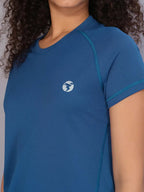 Technosport Women Crew Neck TShirt - WR105 - TEAL