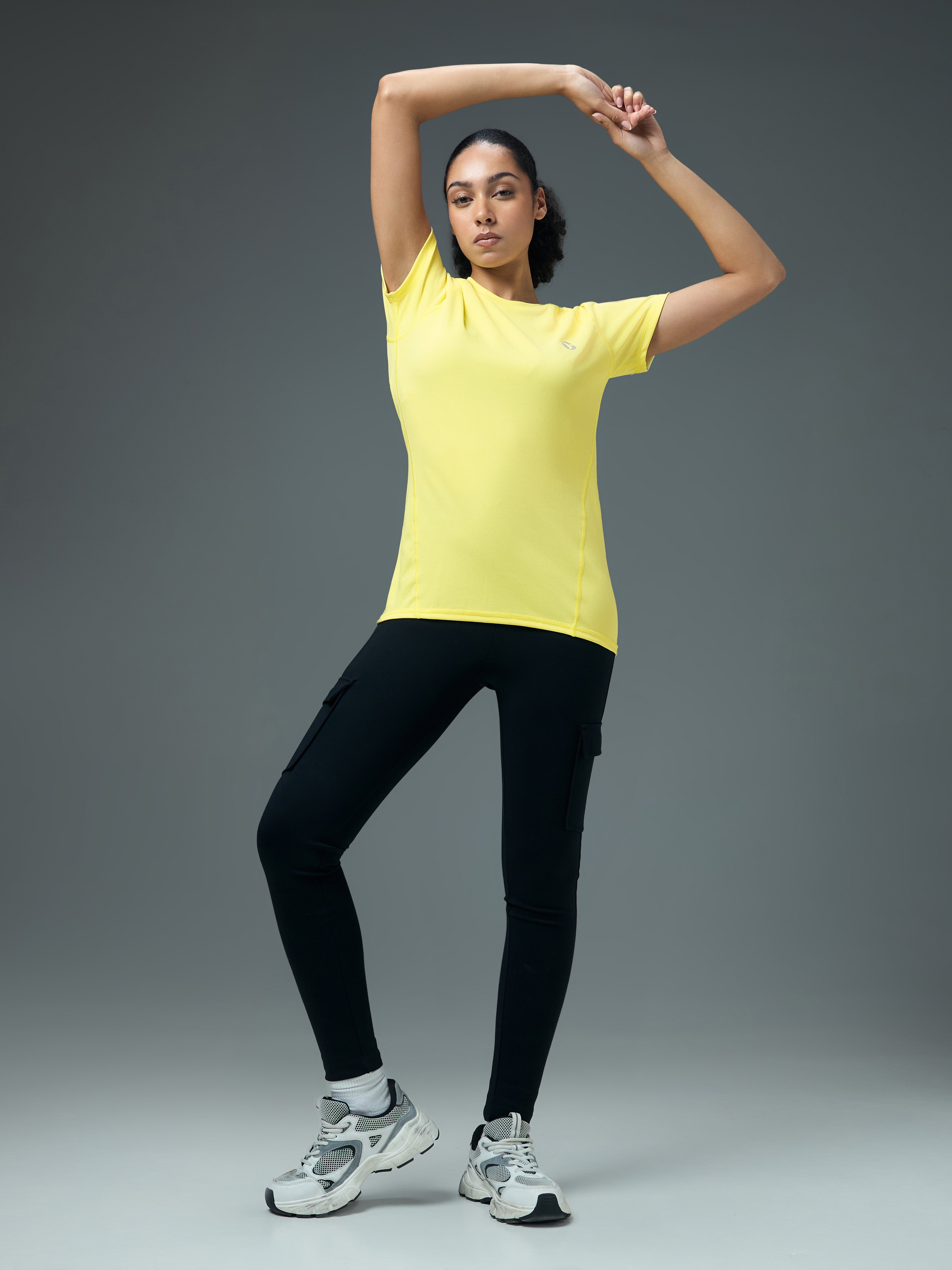 Technosport Women Crew Neck TShirt - WR105 - WAX YELLOW