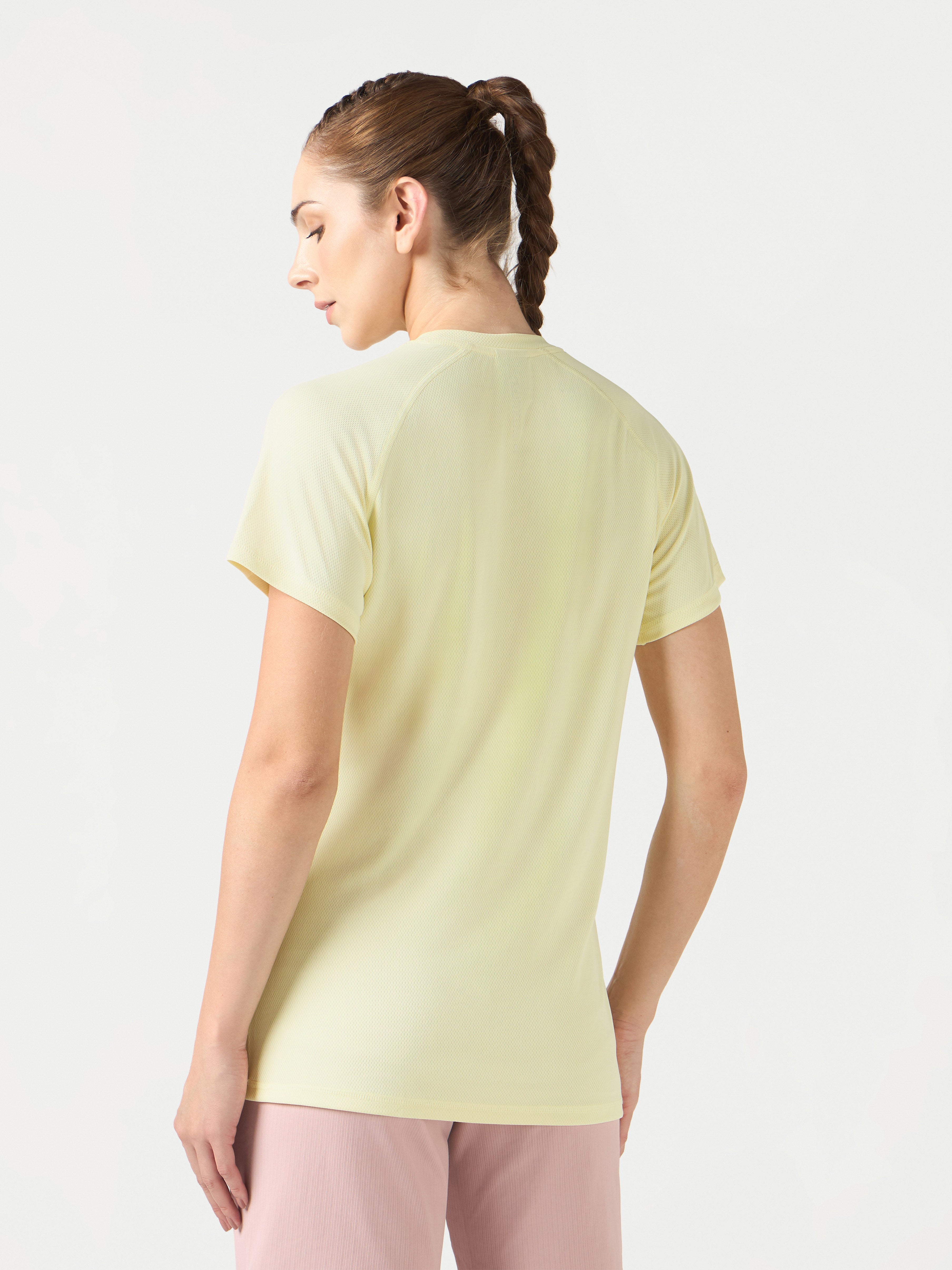 Technosport Women Crew Neck TShirt - WR105 - YELLOW