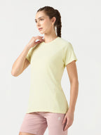Technosport Women Crew Neck TShirt - WR105 - YELLOW