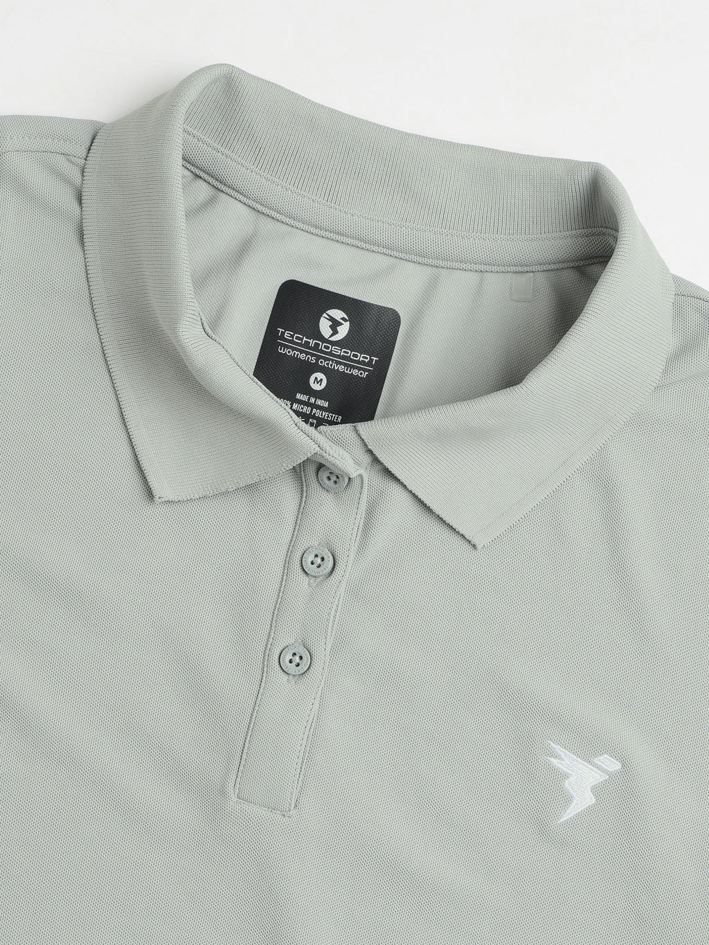 Technosport Women Polo TShirt (Matpiq) - WR129 - ASH