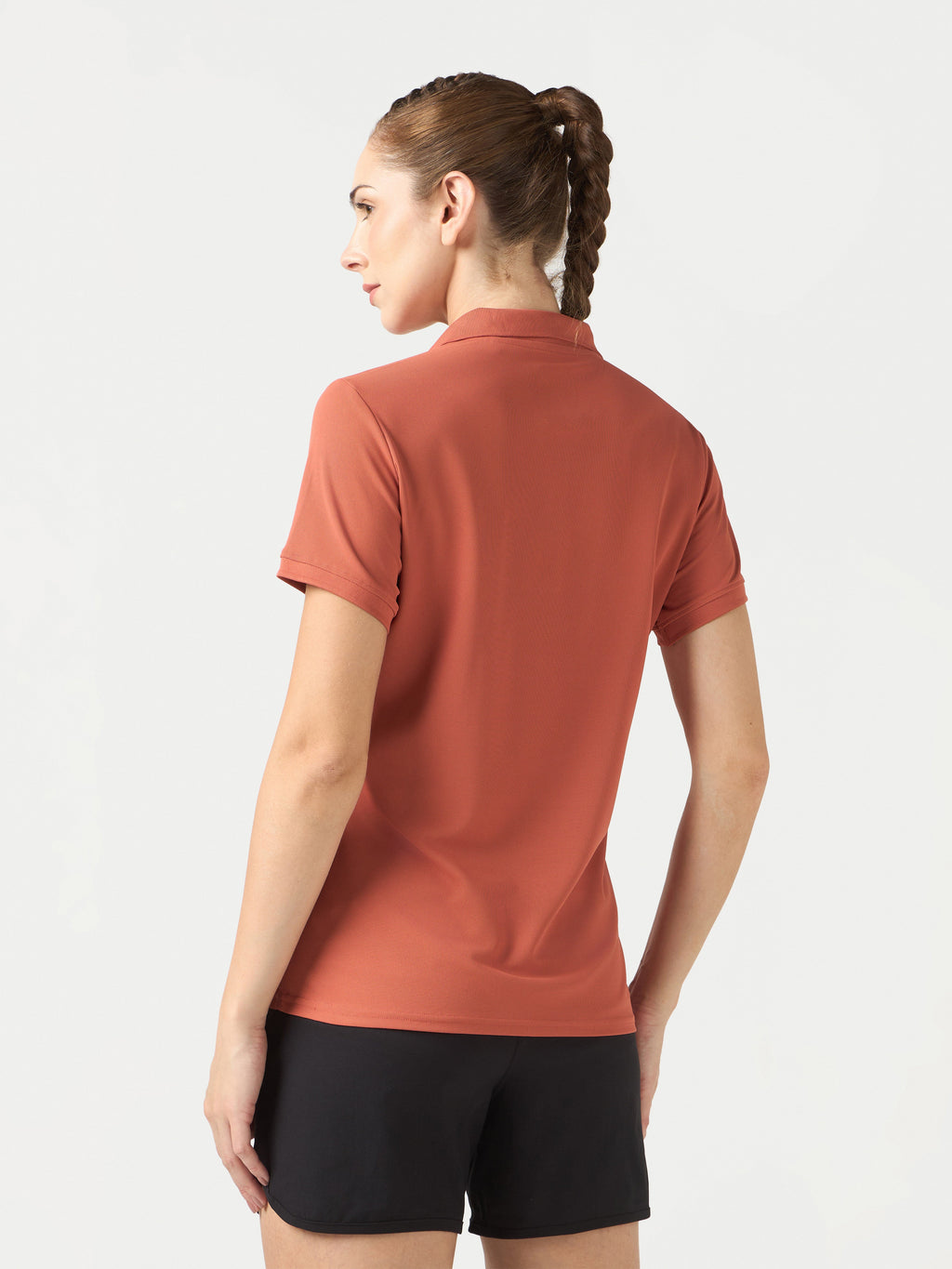 Technosport Women Polo TShirt (Matpiq) - WR129 - CHILLI FLAKES
