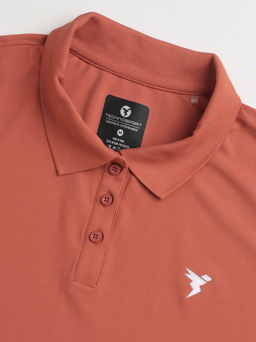 Technosport Women Polo TShirt (Matpiq) - WR129 - CHILLI FLAKES