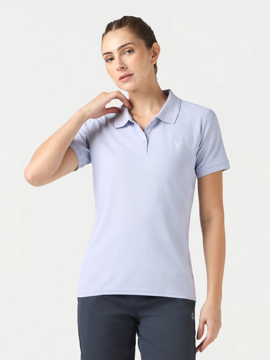 Technosport Women Polo TShirt (Matpiq) - WR129 - HEATHER