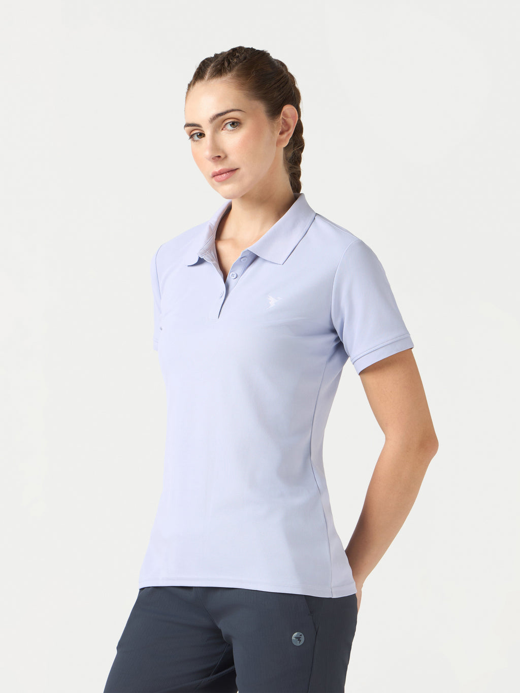 Technosport Women Polo TShirt (Matpiq) - WR129 - HEATHER