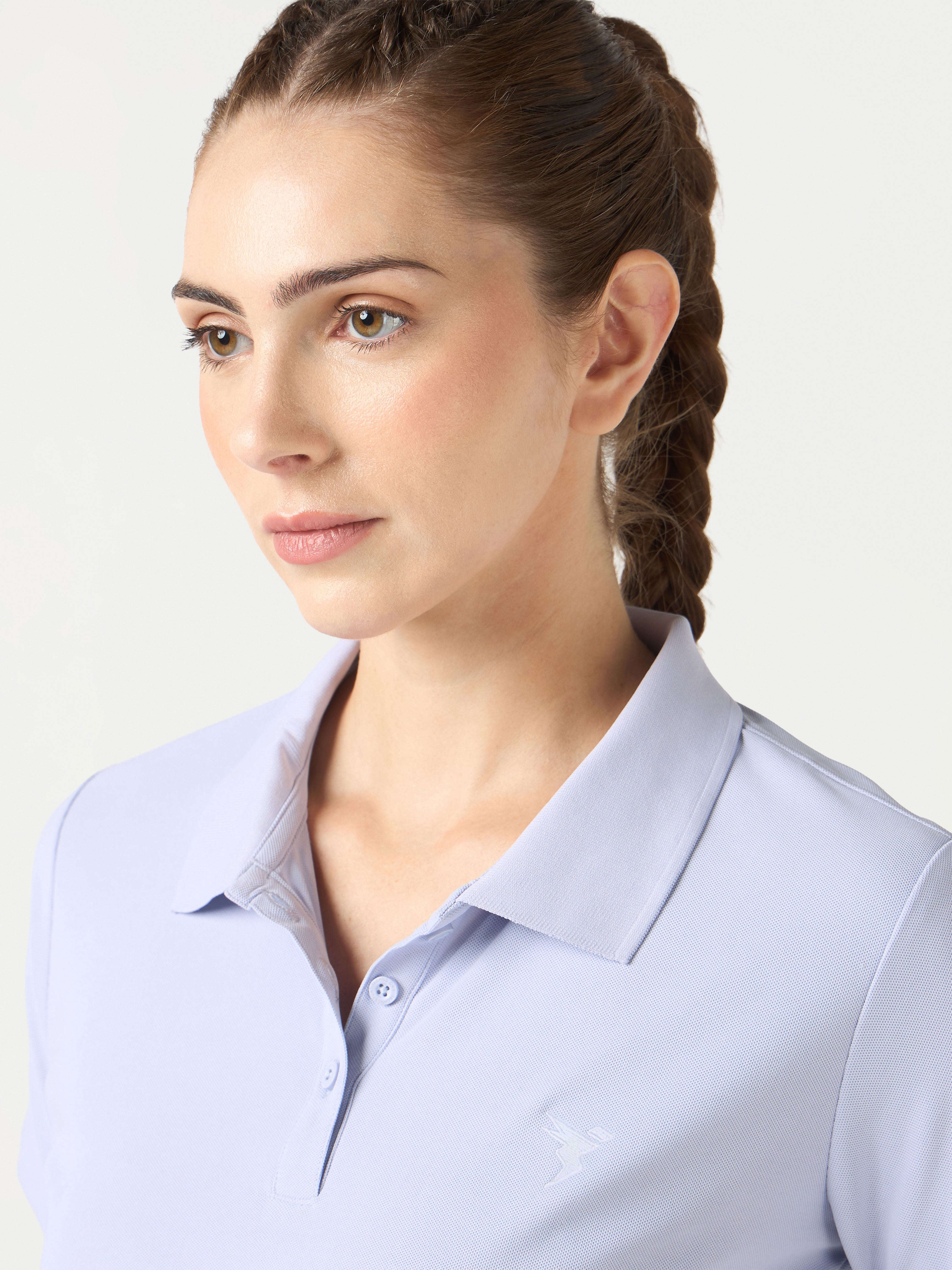 Technosport Women Polo TShirt (Matpiq) - WR129 - HEATHER