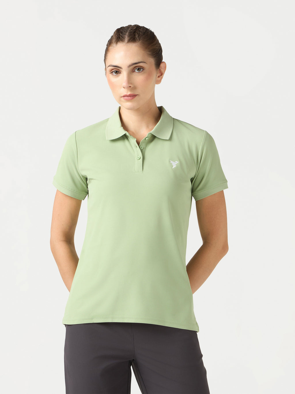 Technosport Women Polo TShirt (Matpiq) - WR129 - LT LIME