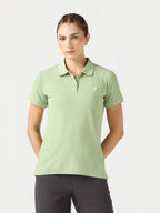 Technosport Women Polo TShirt (Matpiq) - WR129 - LT LIME