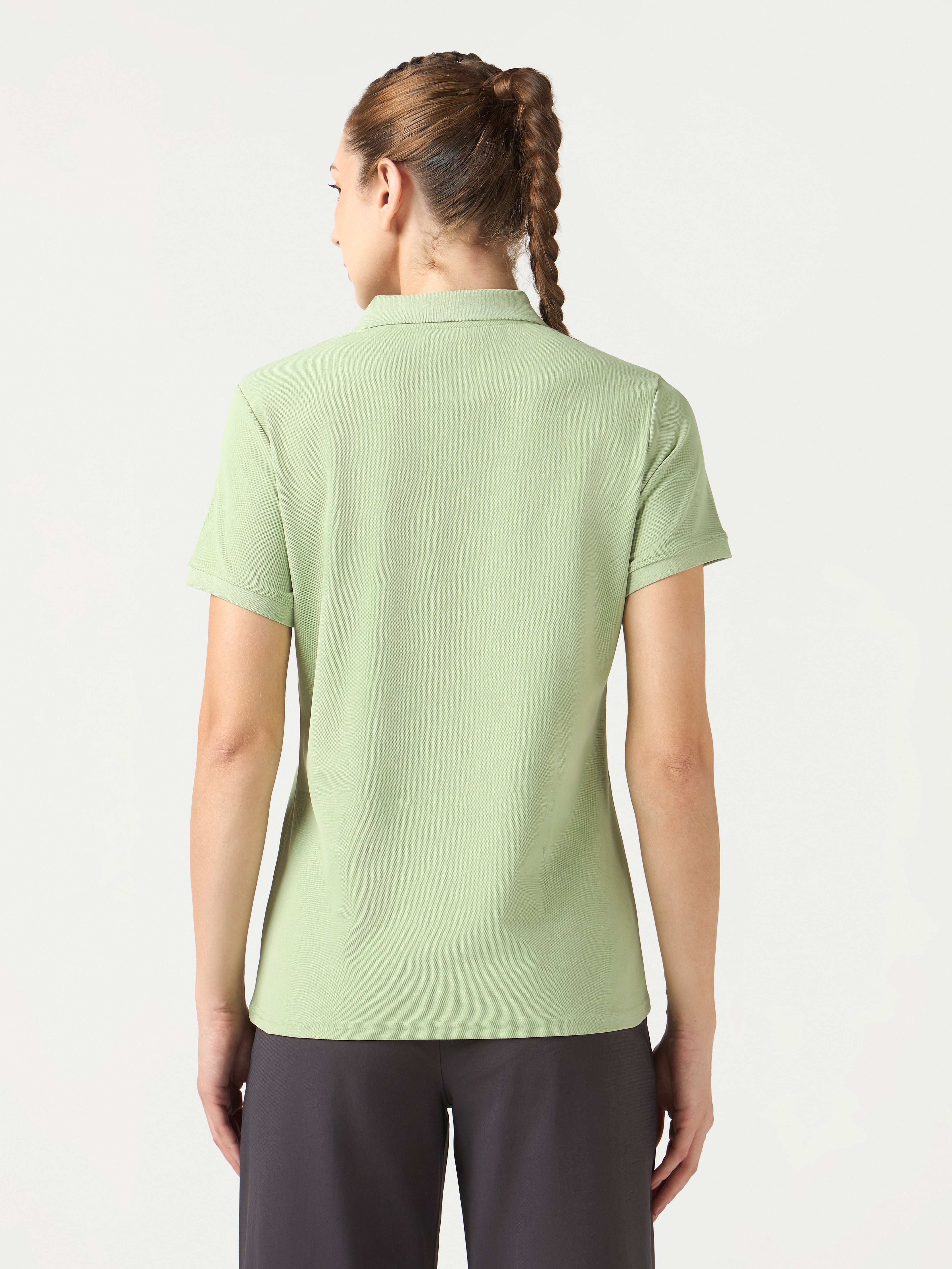 Technosport Women Polo TShirt (Matpiq) - WR129 - LT LIME