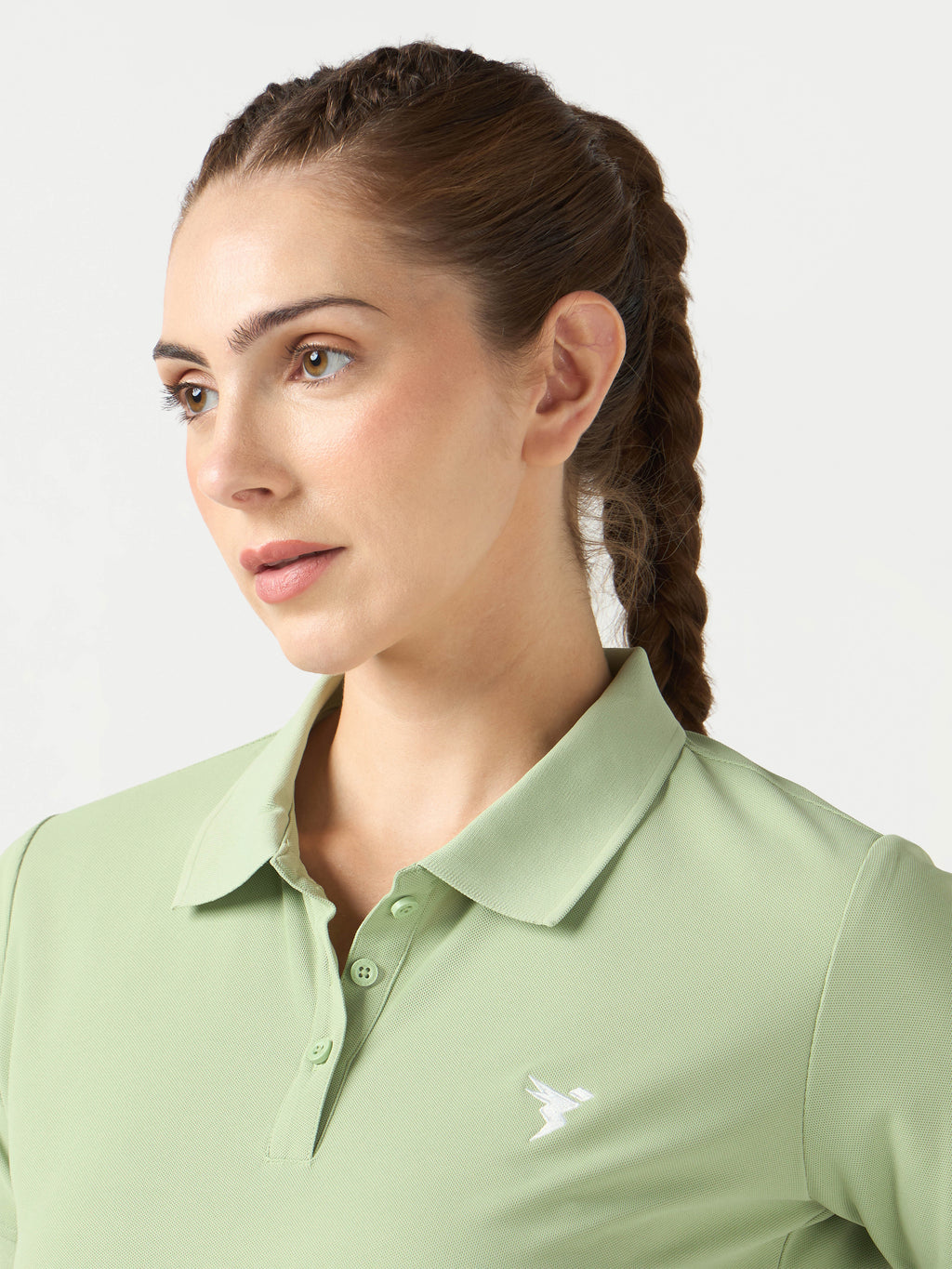 Technosport Women Polo TShirt (Matpiq) - WR129 - LT LIME