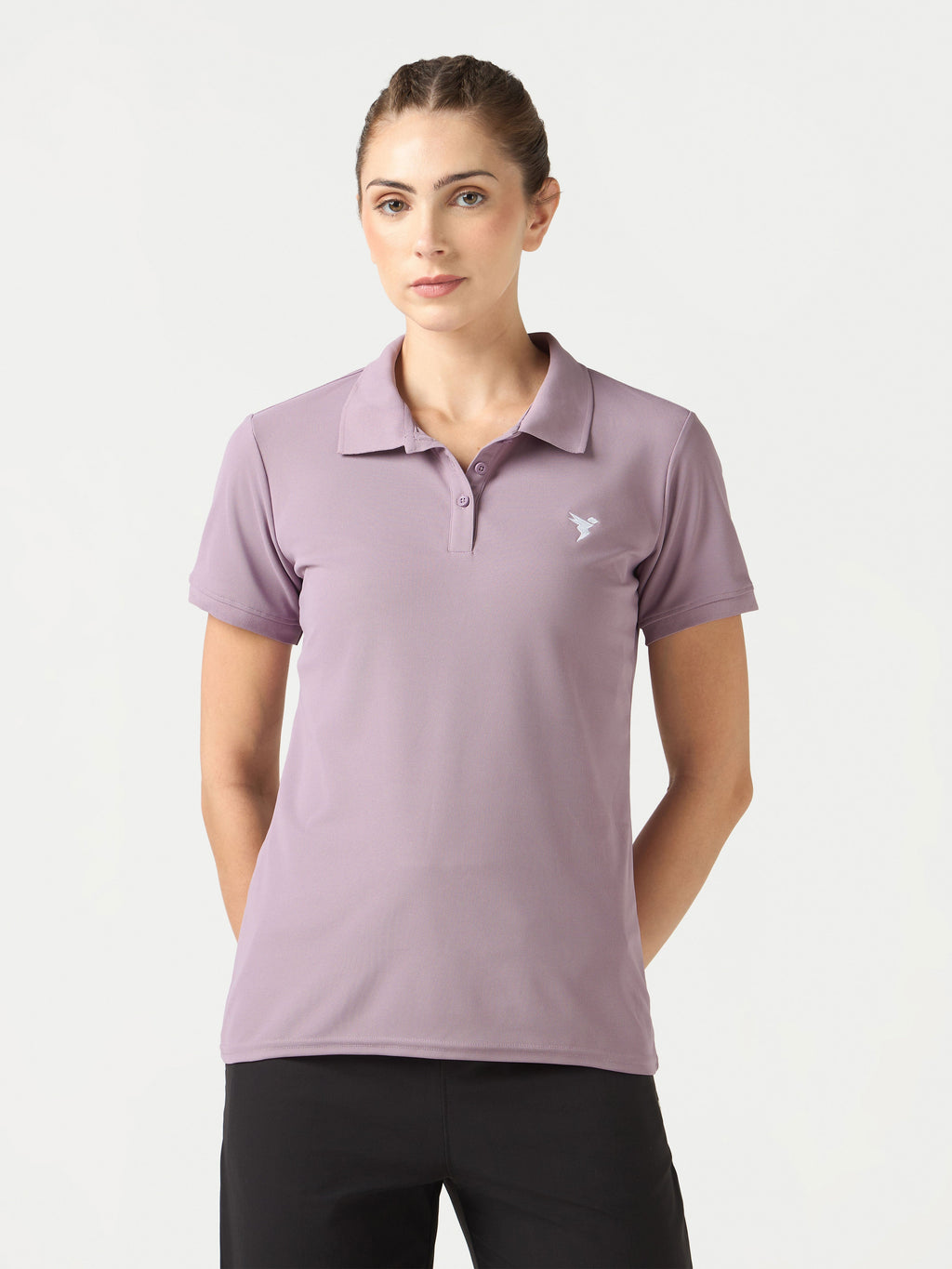 Technosport Women Polo TShirt (Matpiq) - WR129 - MODERN BROWN
