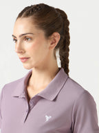 Technosport Women Polo TShirt (Matpiq) - WR129 - MODERN BROWN