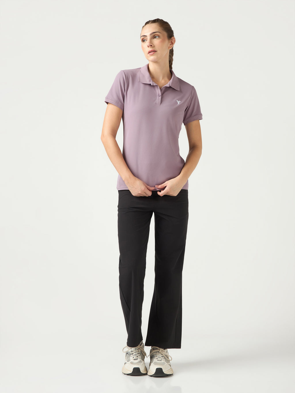Technosport Women Polo TShirt (Matpiq) - WR129 - MODERN BROWN
