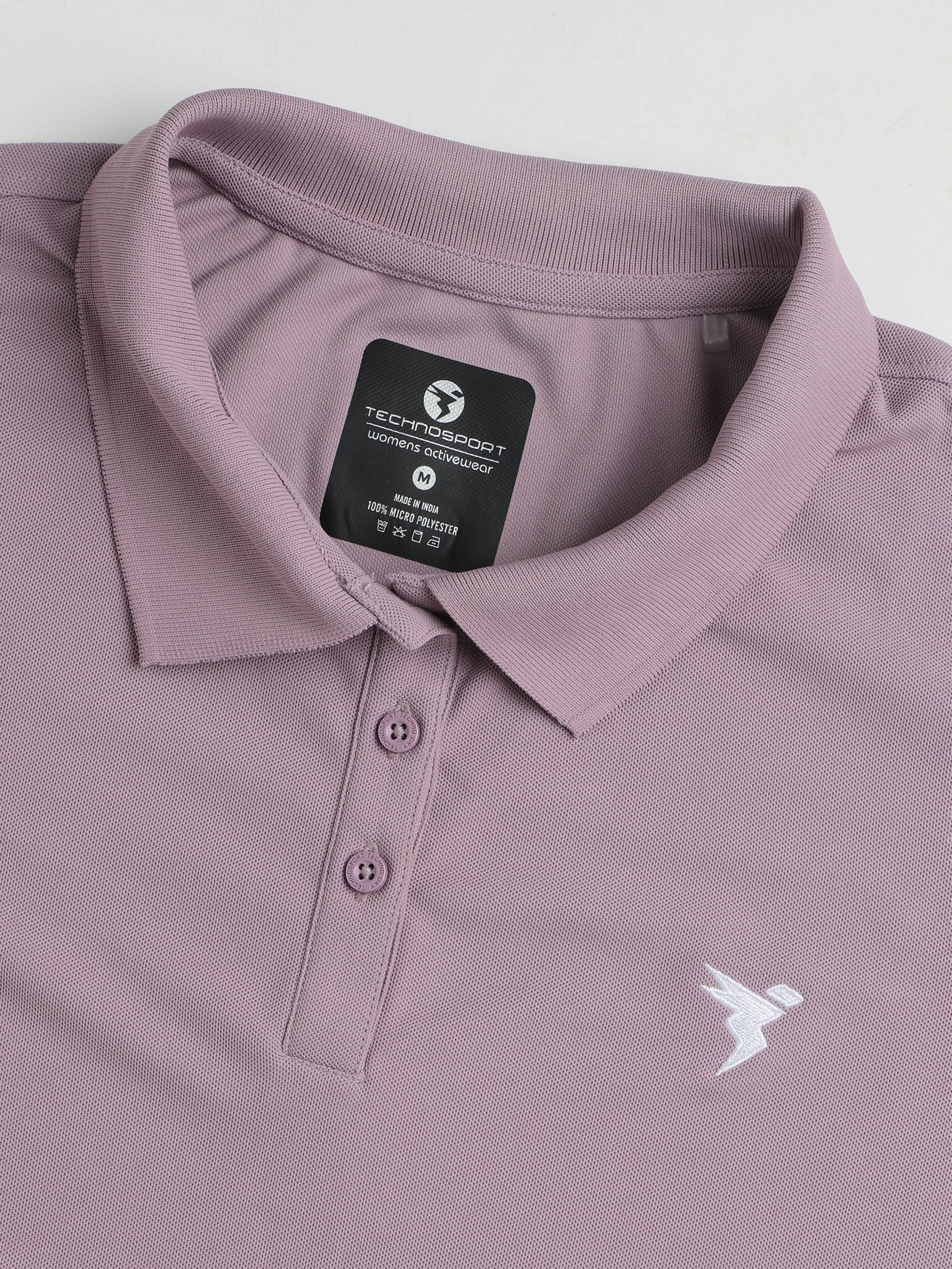 Technosport Women Polo TShirt (Matpiq) - WR129 - MODERN BROWN