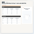 Technosport Women Polo TShirt (Matpiq) - WR129 - BLACK