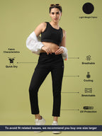 Technosport Women Trackpant - WR134 - BLACK