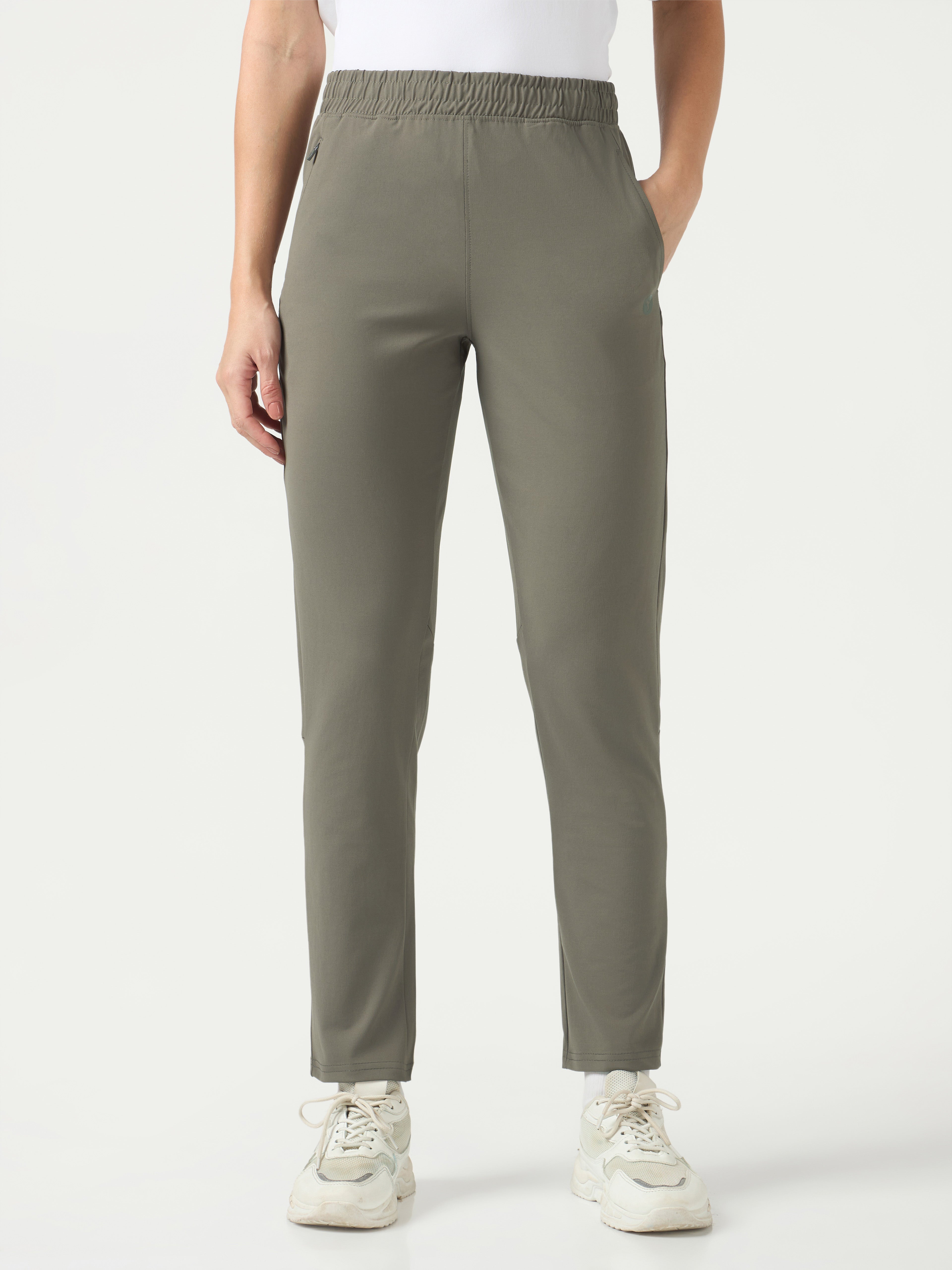 Technosport Women Trackpant - WR134 - SMOKEY OLIVE