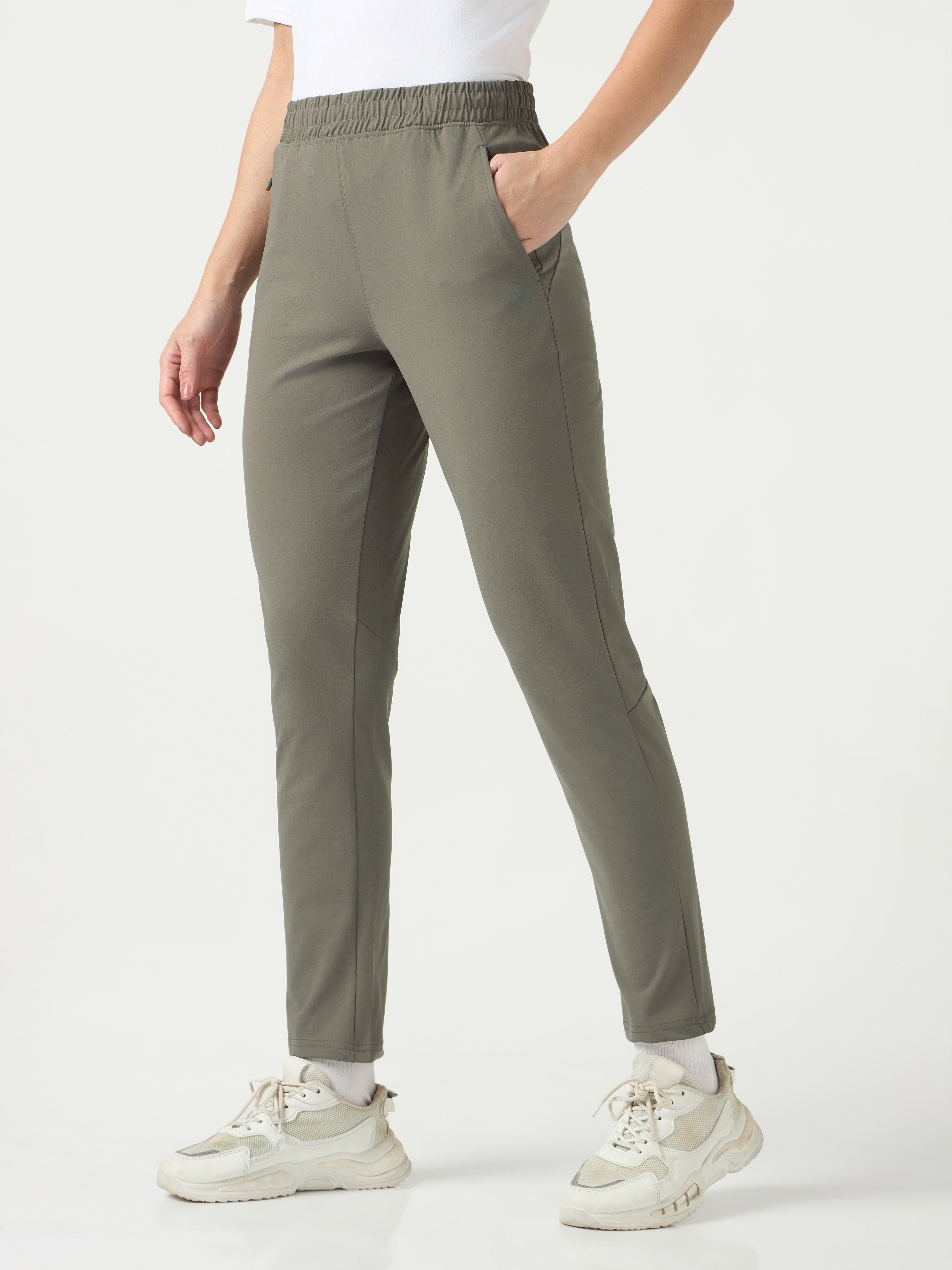Technosport Women Trackpant - WR134 - SMOKEY OLIVE