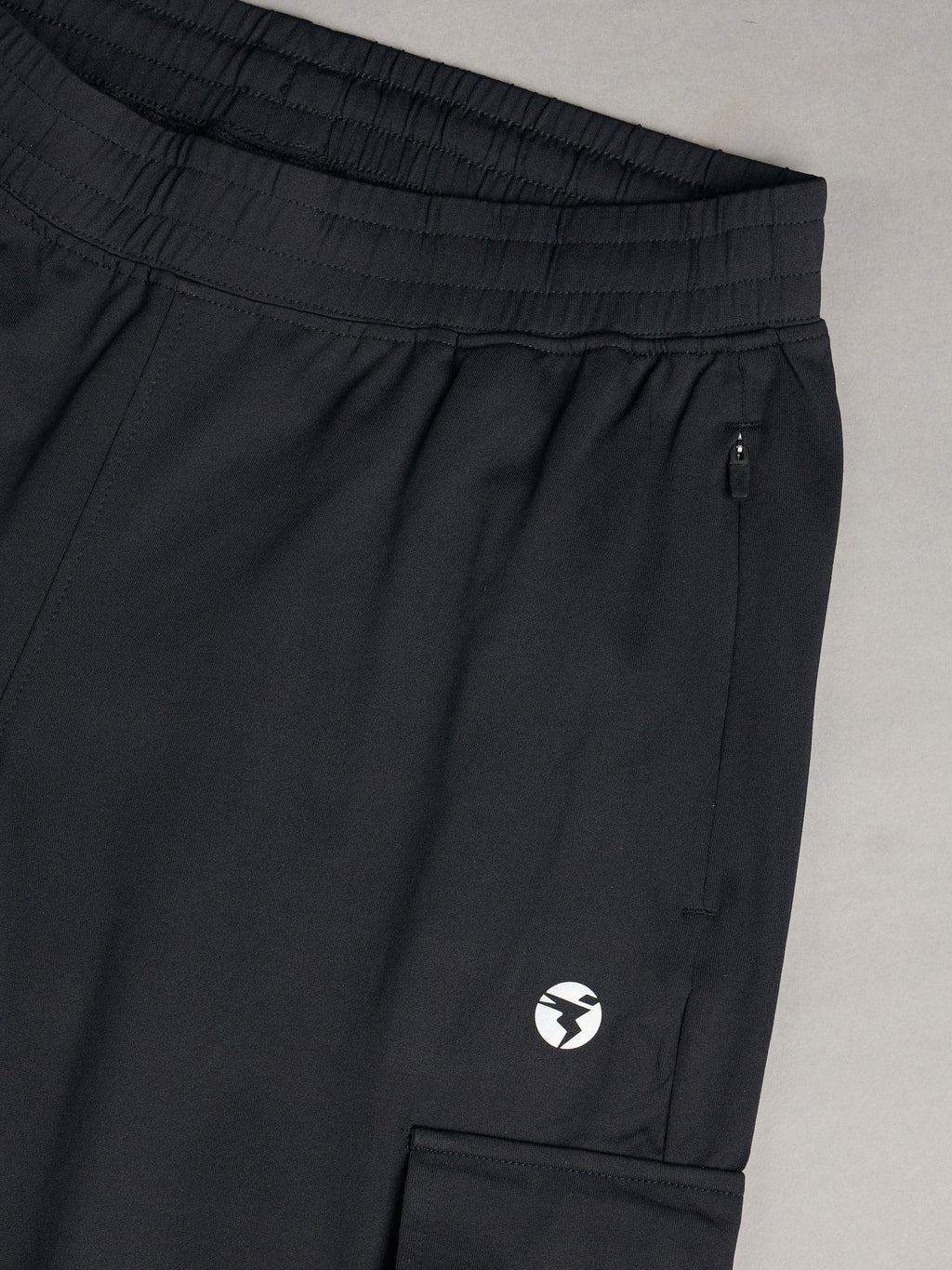 Technosport Women Cargo Jogger Trackpant - WR139 - BLACK