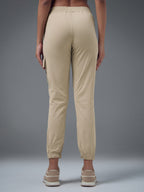Technosport Women Cargo Jogger Trackpant - WR139 - OYSTER GRAY