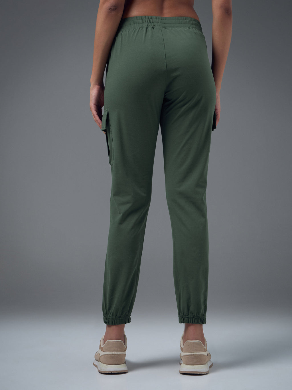 Technosport Women Cargo Jogger Trackpant - WR139 - TREKKING GREEN