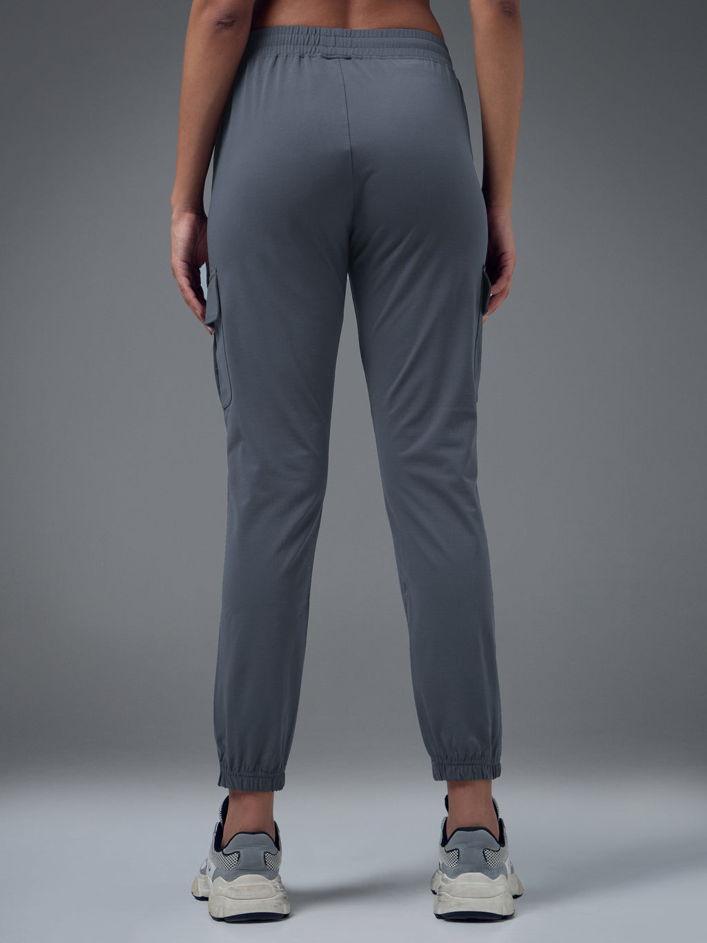 Technosport Women Cargo Jogger Trackpant - WR139 - VINTAGE INDIGO