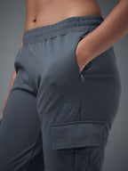 Technosport Women Cargo Jogger Trackpant - WR139 - VINTAGE INDIGO