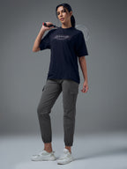 Technosport Women Cargo Jogger Trackpant - WR139 - WOODLAND GRAY