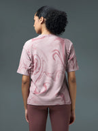 Technosport Women Boxy Fit TShirt (Double Cool) - WR150 - DUSTY PINK