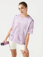 Technosport Women Boxy Fit TShirt (Double Cool) - WR150 - LILAC B