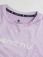 Technosport Women Boxy Fit TShirt (Double Cool) - WR150 - LILAC B