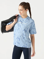 Technosport Women Boxy Fit TShirt (Double Cool) - WR150 - MIDNIGHT BLUE