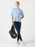 Technosport Women Boxy Fit TShirt (Double Cool) - WR150 - MIDNIGHT BLUE