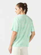 Technosport Women Boxy Fit TShirt (Double Cool) - WR150 - MINT GREEN B