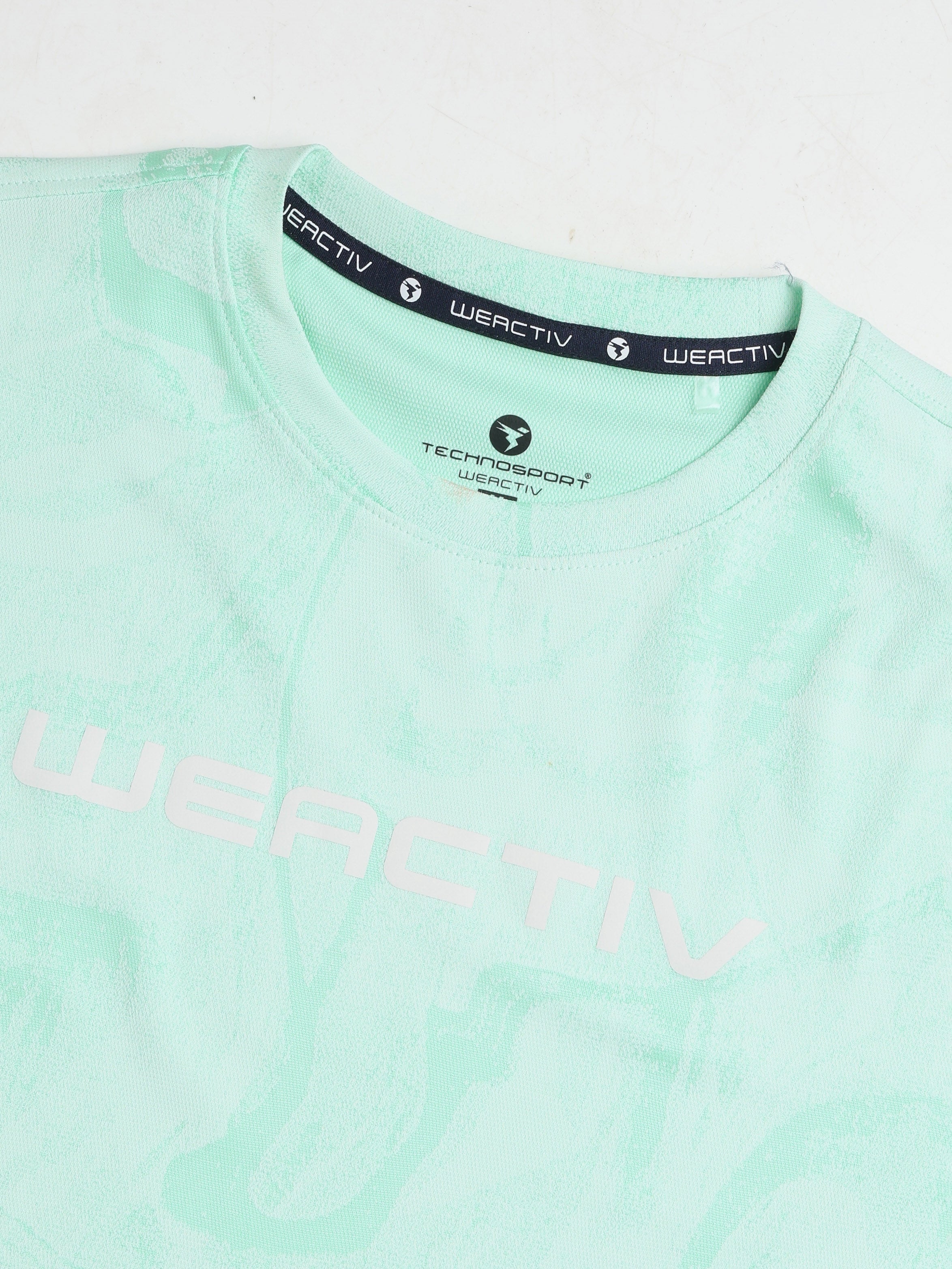 Technosport Women Boxy Fit TShirt (Double Cool) - WR150 - MINT GREEN B