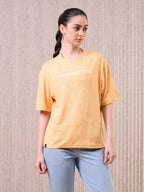 Technosport Women Boxy Fit TShirt (Double Cool) - WR150 - PUMPKIN